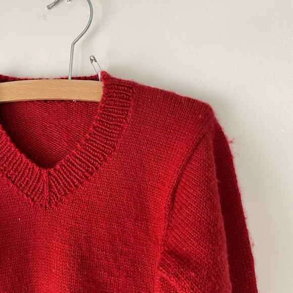 Vintage children’s v-neck sweater - Picture 2 of 4